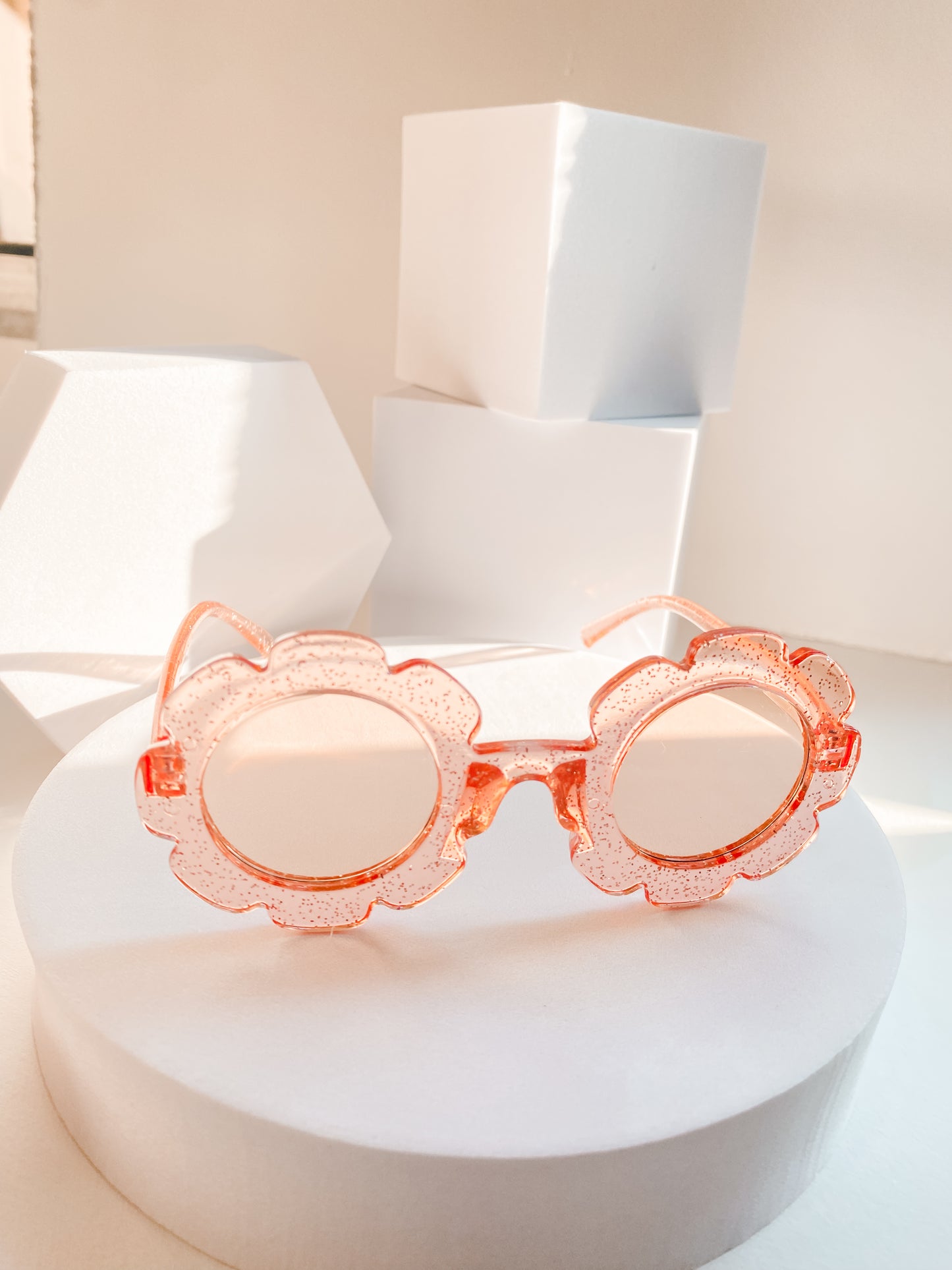 Gafas de Sol Flower Power Glitter Con Protección UV 400