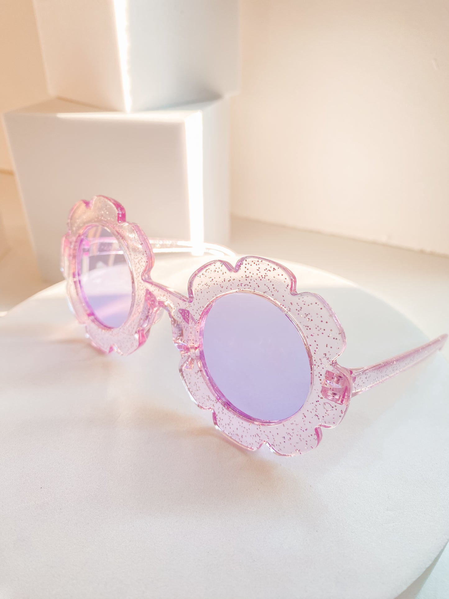 Gafas de Sol Flower Power Glitter Con Protección UV 400