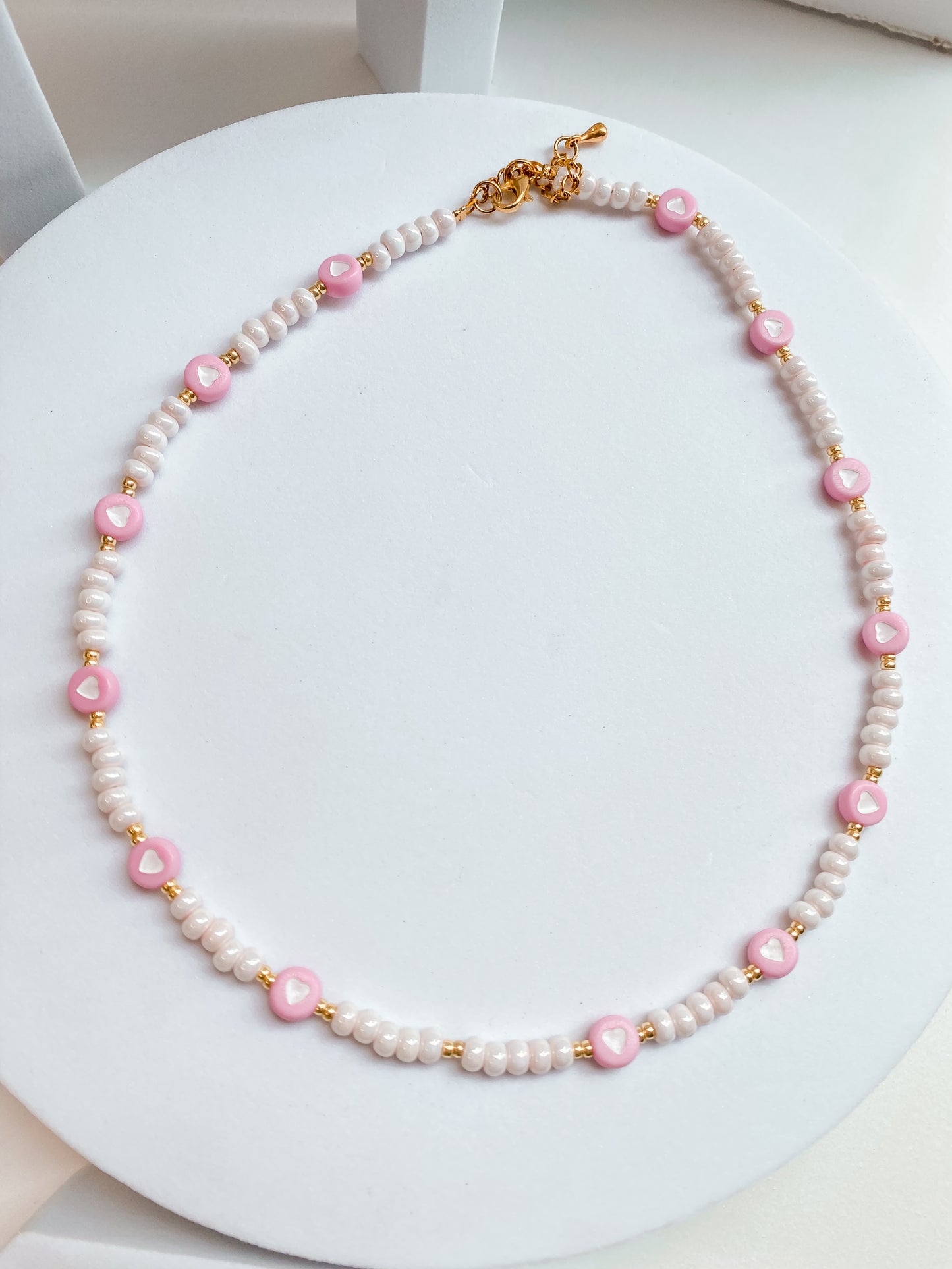 Necklaces “Mini Hearts” Rosa