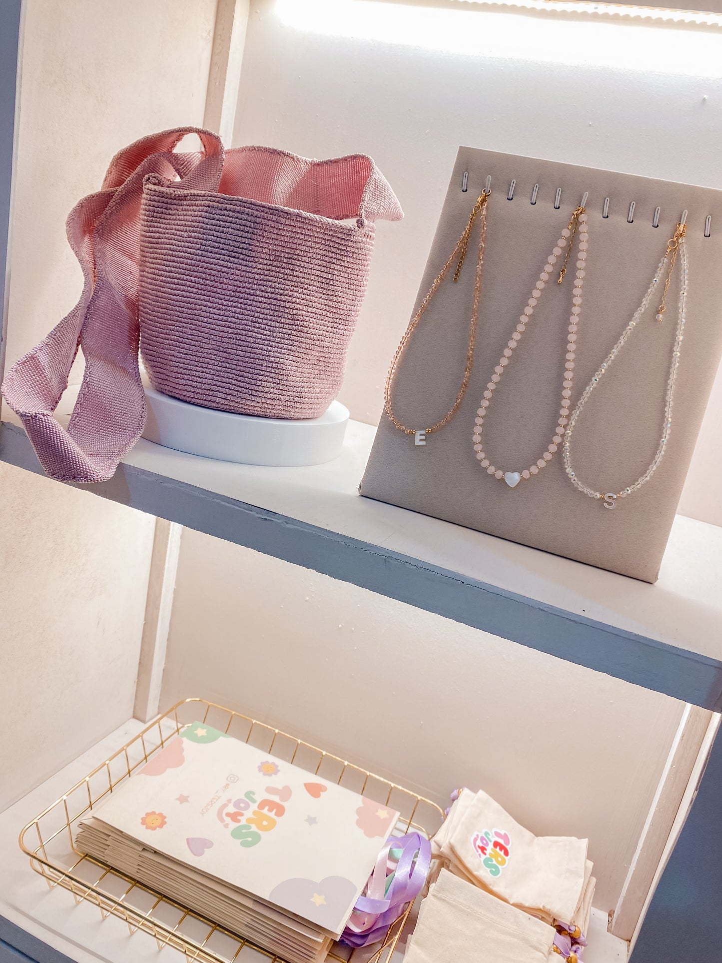 Bolsa Artesanal Tejida “Sweet Pink”