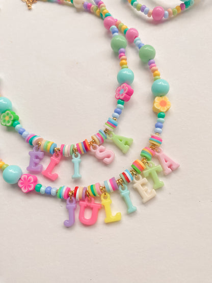 Collar & Pulsera Personalizable con Nombre – ¡Luce tu estilo único!
