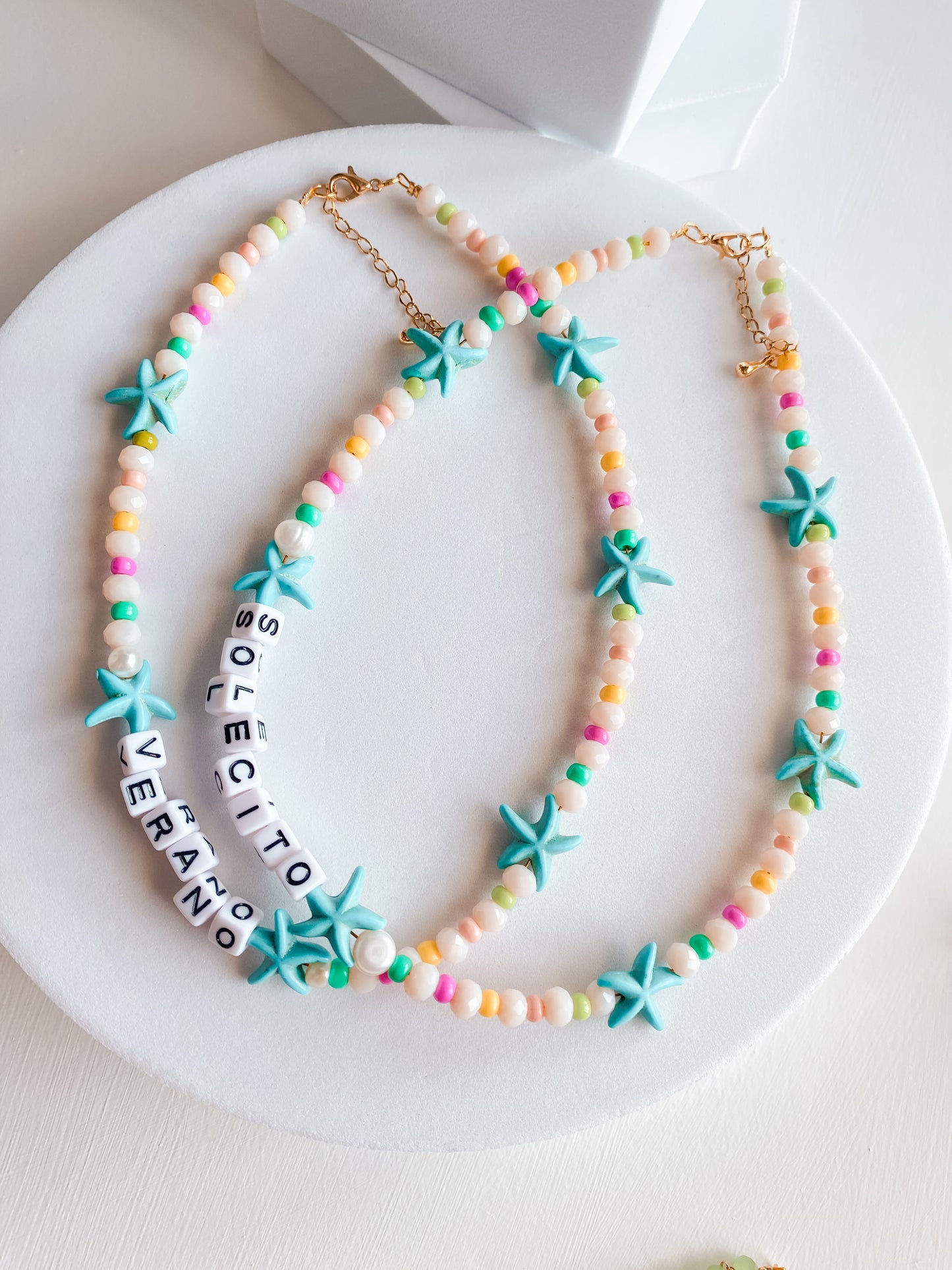 Necklaces Personalizado Sol y Mar – Lleva el Verano Contigo