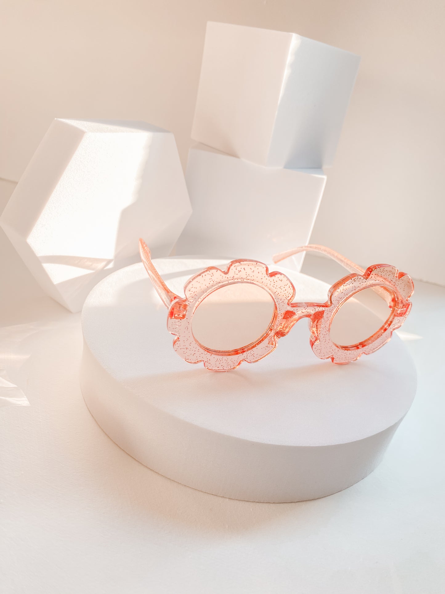 Gafas de Sol Flower Power Glitter Con Protección UV 400