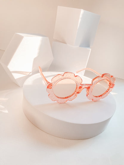Gafas de Sol Flower Power Glitter Con Protección UV 400