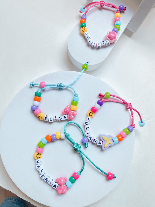 Pulsera Infantil Personalizada con Nombre
